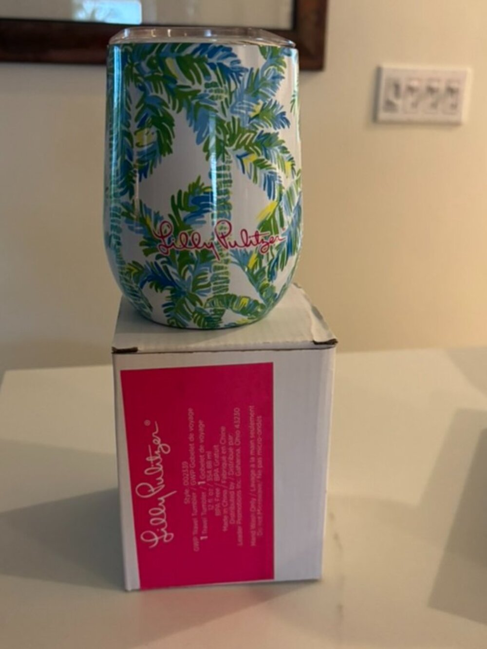 Lilly Pulitzer Wine Tumbler